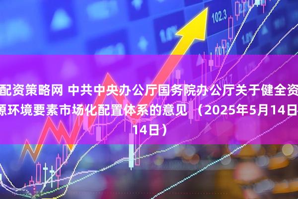 配资策略网 中共中央办公厅国务院办公厅关于健全资源环境要素市场化配置体系的意见 （2025年5月14日）