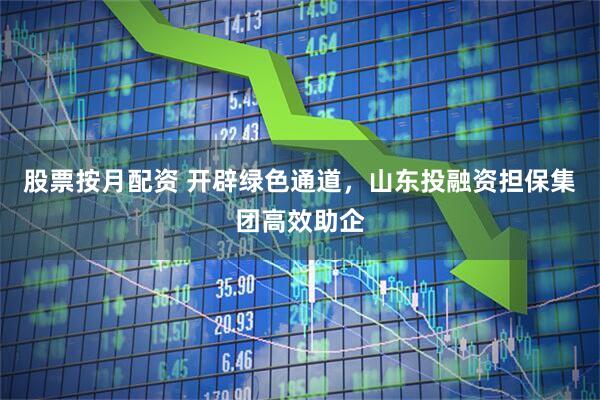 股票按月配资 开辟绿色通道，山东投融资担保集团高效助企